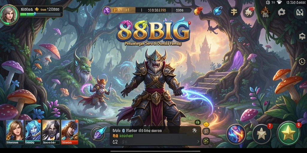 Gameplay seru dalam dunia petualangan yang menakjubkan.