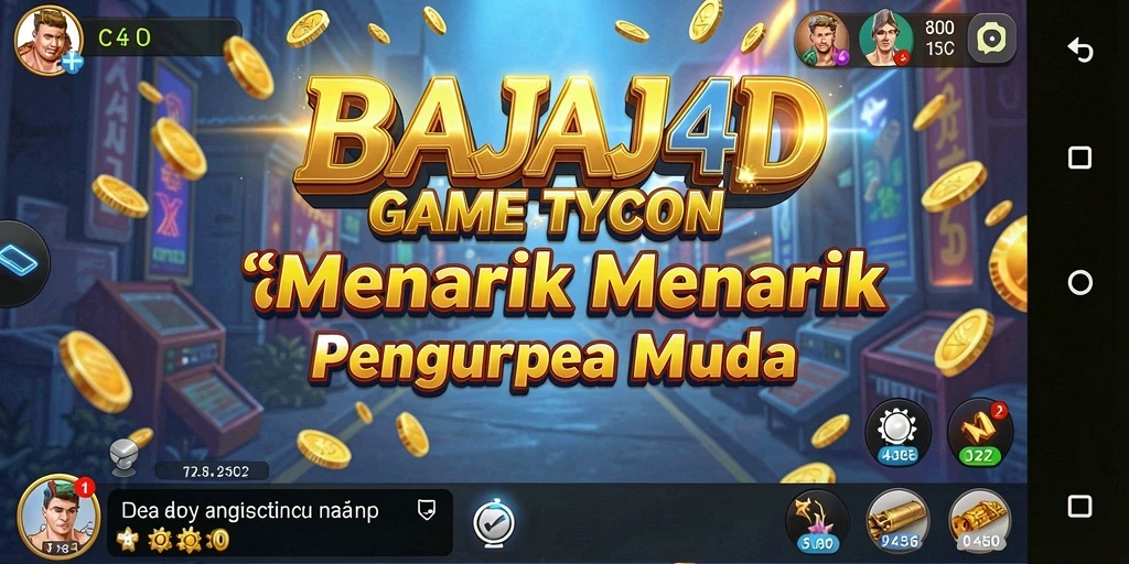 Tampilan gameplay BAJAJ4D yang mendebarkan dengan elemen Tycoon.