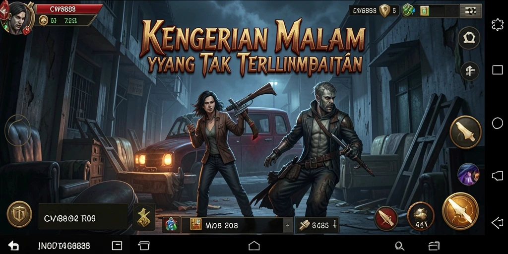 Gameplay seram CW8888 dengan suasana menegangkan dan grafis berkualitas tinggi.