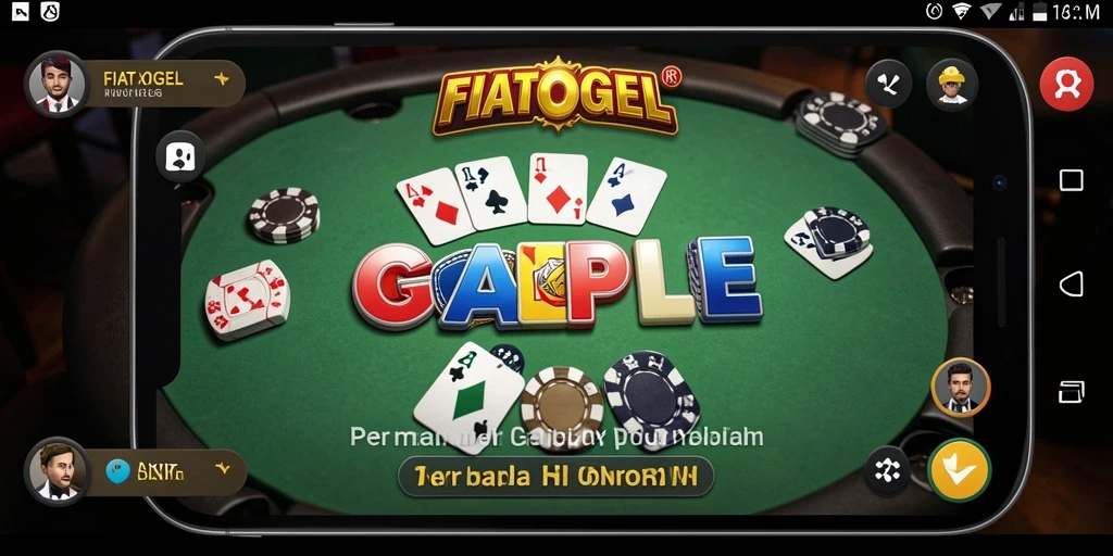 Tampilan gameplay seru dan menantang dalam permainan Gaple.
