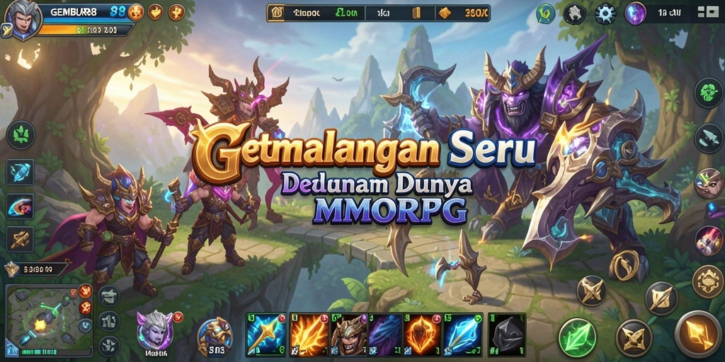 Gameplay memukau dalam dunia MMORPG GEMBUR88.