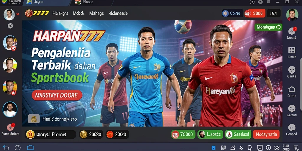 Screenshot gameplay Sportsbook di HARAPAN777 yang menegangkan.