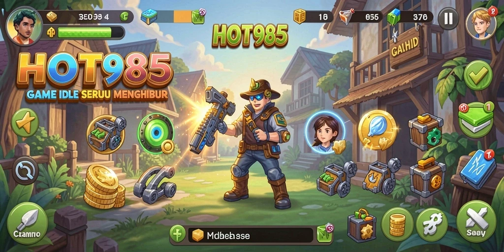 Tampilan gameplay HOT985 yang menarik dan menghibur.