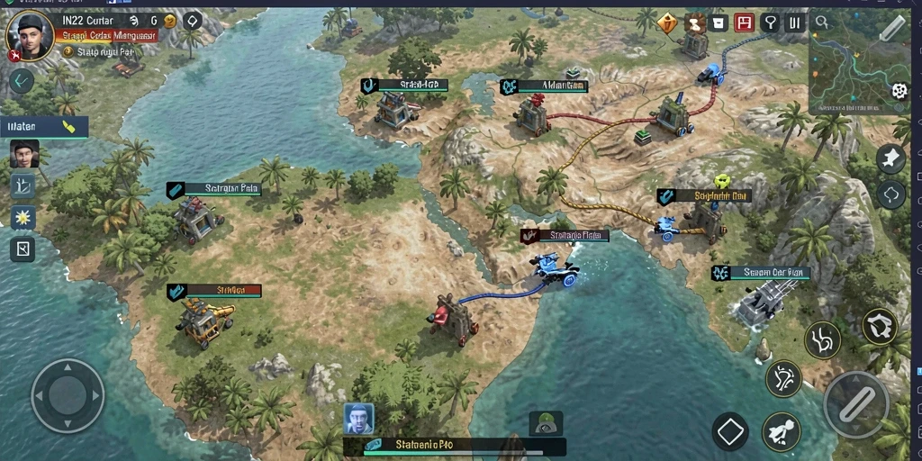 Gameplay seru dan mendebarkan dari IN22 dengan taktik yang cerdas.