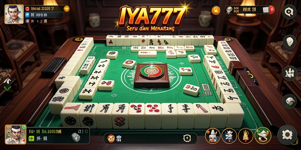 Tampilan permainan Mahjong yang mengasyikkan di IYA777.