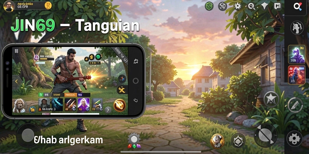 Tampilan antarmuka JIN69 yang sederhana dan fungsional.
