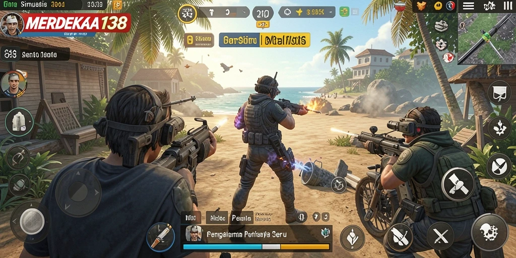 Tampilan gameplay MERDEKA138 yang interaktif dan menarik.