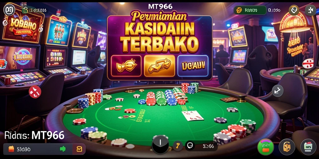 Tampilan menarik dari gameplay Kasino di MT966.