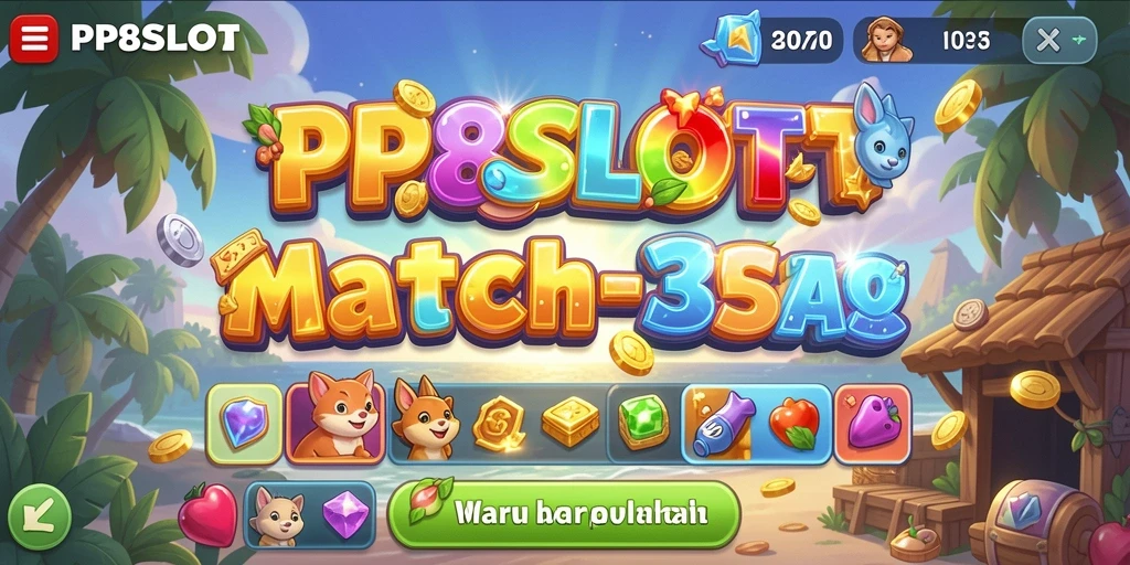 Tampilan vibrant dan gameplay seru dalam PP8SLOT.