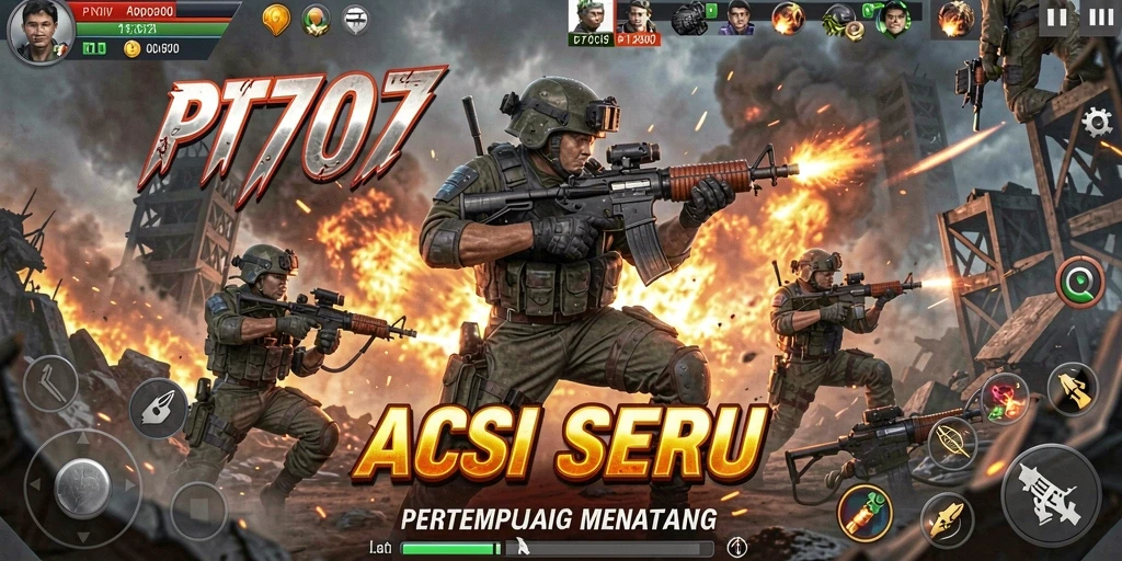 Gameplay seru PT707 dengan aksi mendebarkan dan grafik menawan.
