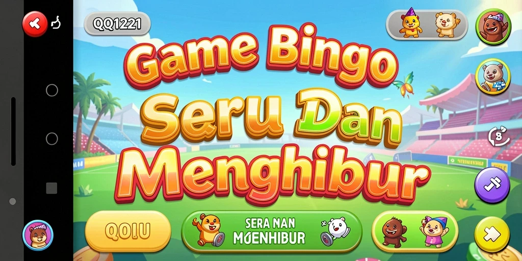 Screenshot QQ1221 menampilkan gameplay Bingo yang menarik dan seru.