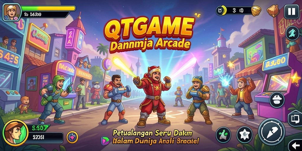Tangkapan layar gameplay seru di QTGAME dengan grafis menarik.