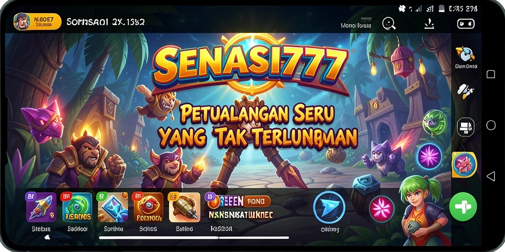 Screenshot gameplay SENSASI777 menampilkan aksi petualangan seru.