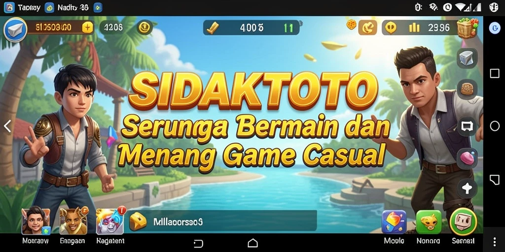 Tangkapan layar SIDAKTOTO menampilkan keseruan gameplay Casual yang menantang.