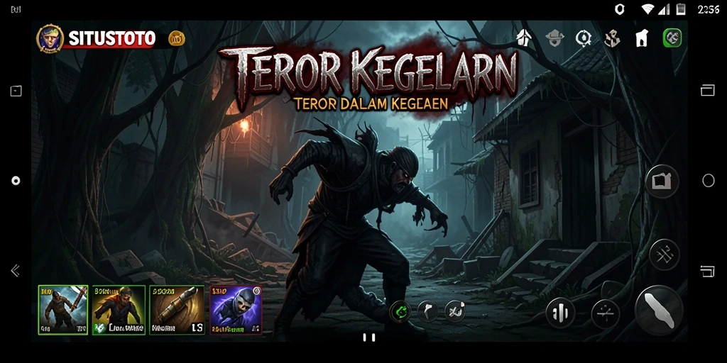 Screenshot SITUSTOTO menampilkan gameplay dengan suasana Horror yang intens.