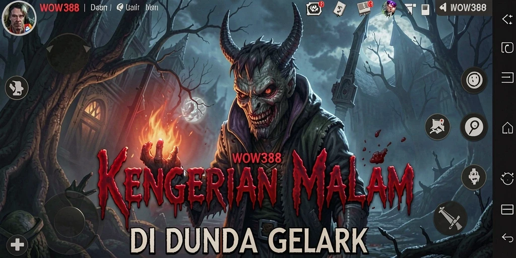 Tampilan gameplay menakutkan dalam WOW388 yang memicu adrenalin.