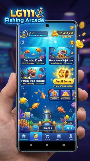 Tampilan aplikasi lg111 dengan kategori aplikasi yang jelas.